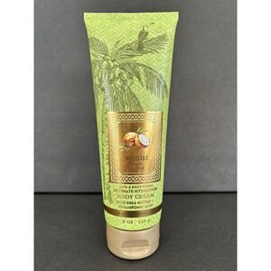 BRAND NEW Bath and Body Works Waikiki Beach Coconut Body Cream 8 oz